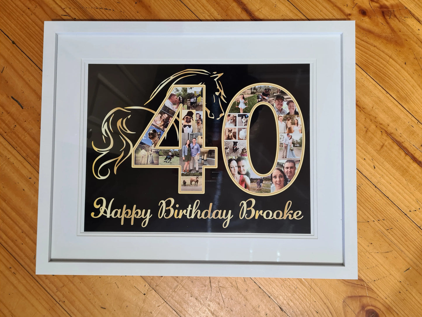 Birthday Photo Collage Horsin Around Designs