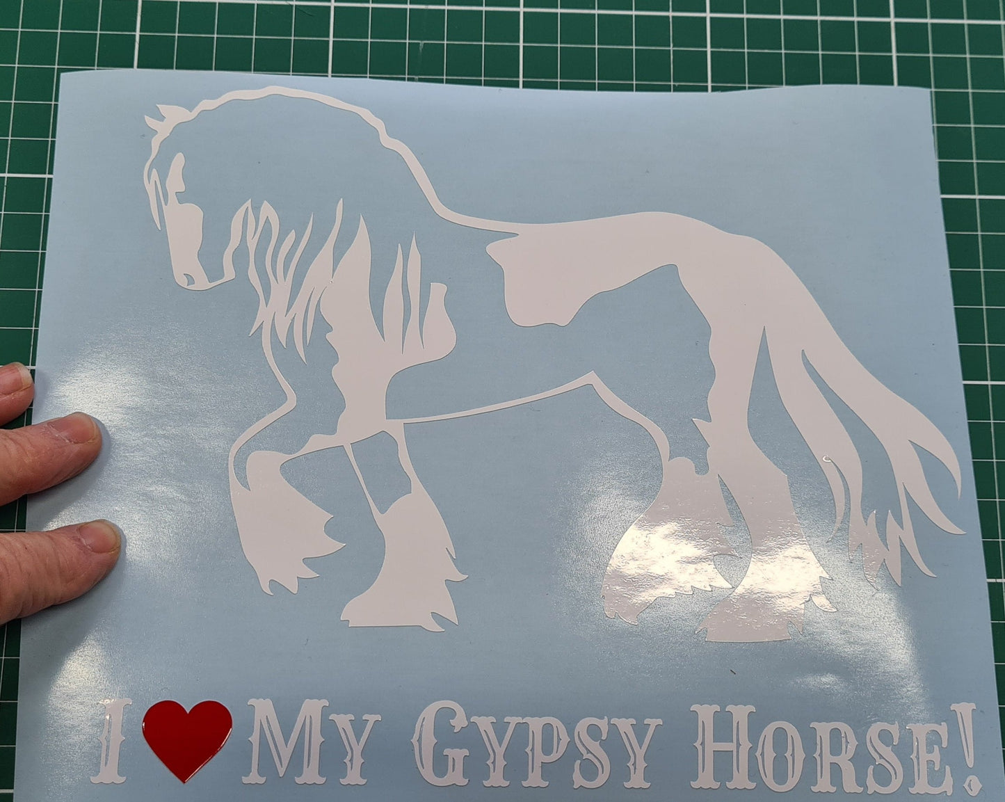 Gypsy Cob Love Car Decals Horsin Around Designs