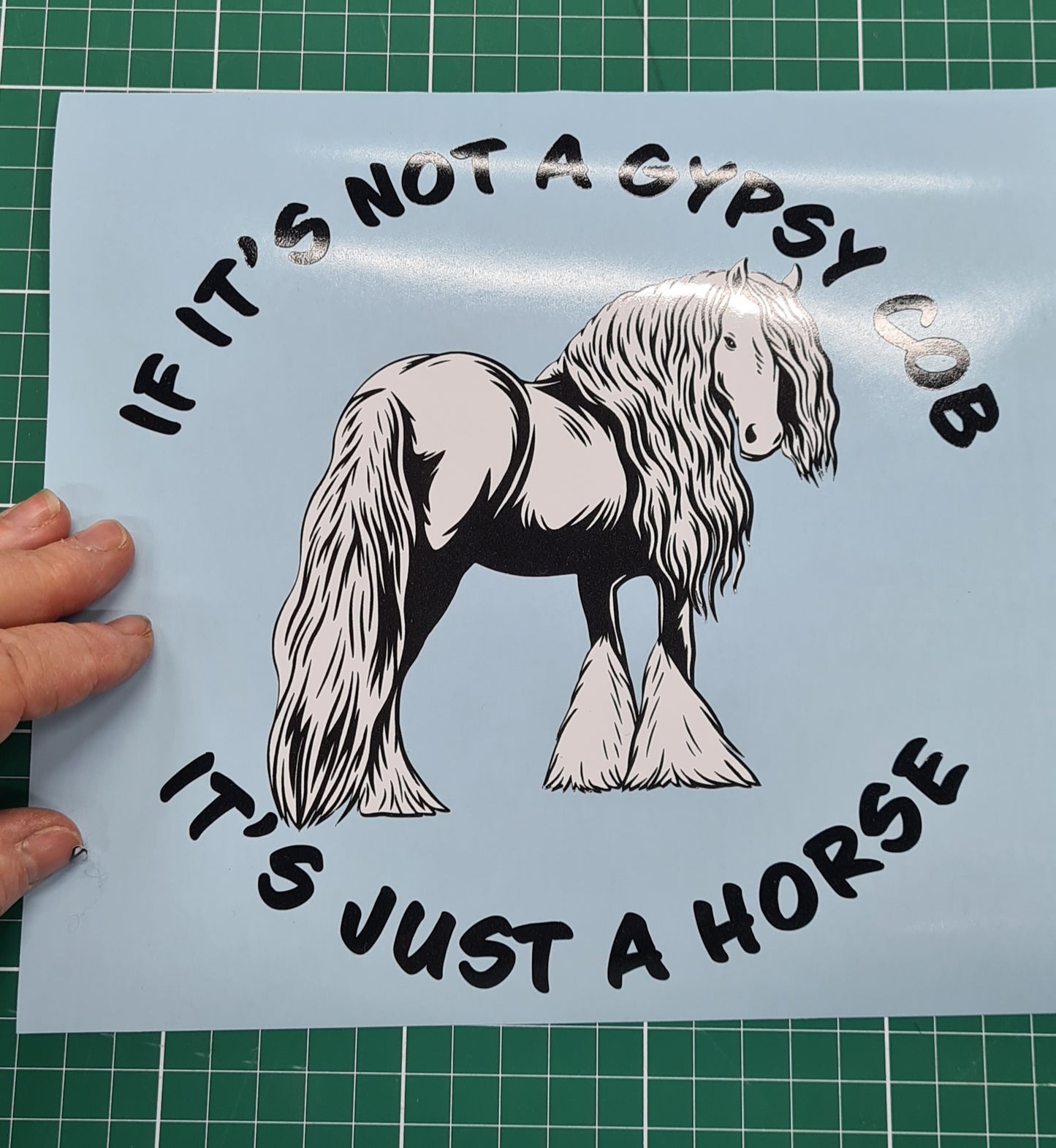 Gypsy Cob Love Car Decals Horsin Around Designs