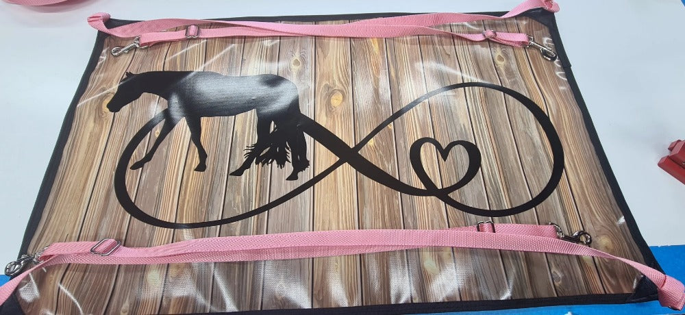 Personlaized Day Yard Banner Horsin Around Designs