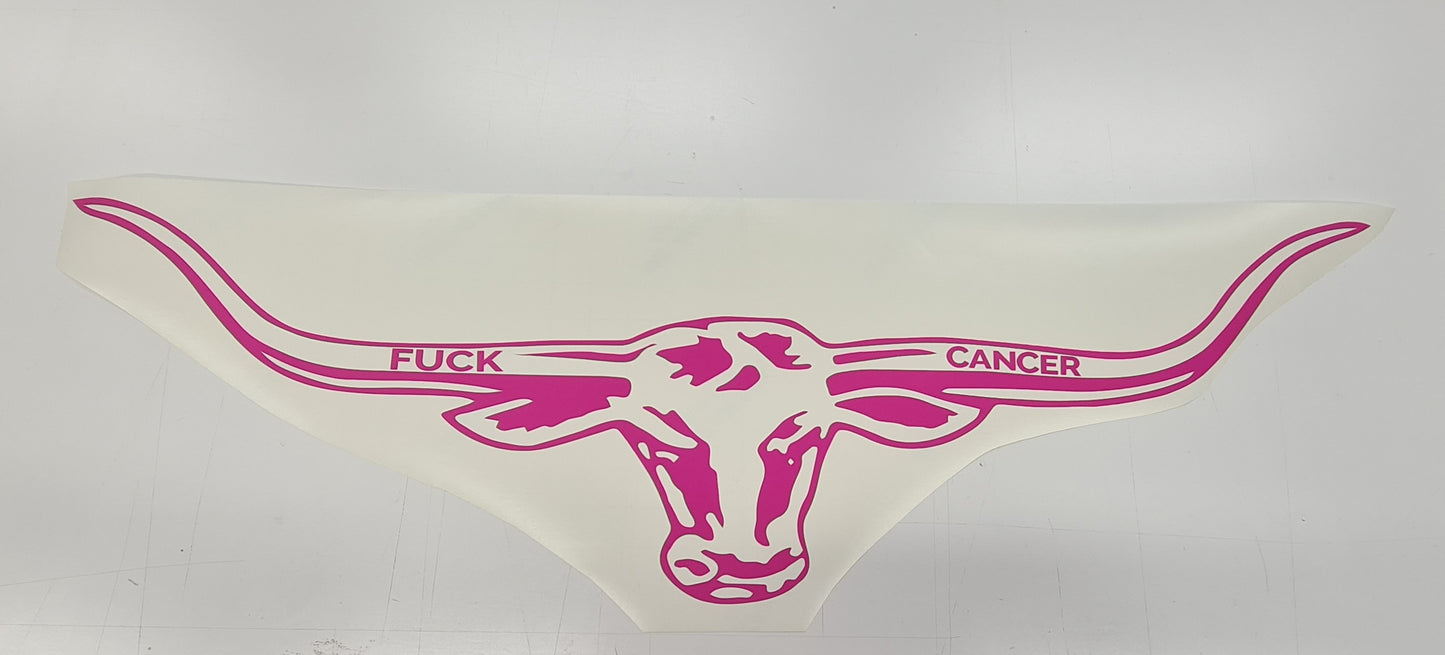 Cancer Long Horn Stickers Horsin Around Designs