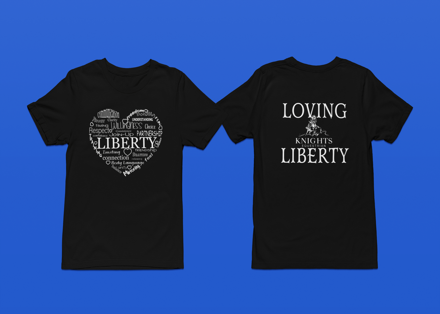 Knights Equestrian Liberty Shirt - Long Sleeve T-Shirt Knights Equestrian