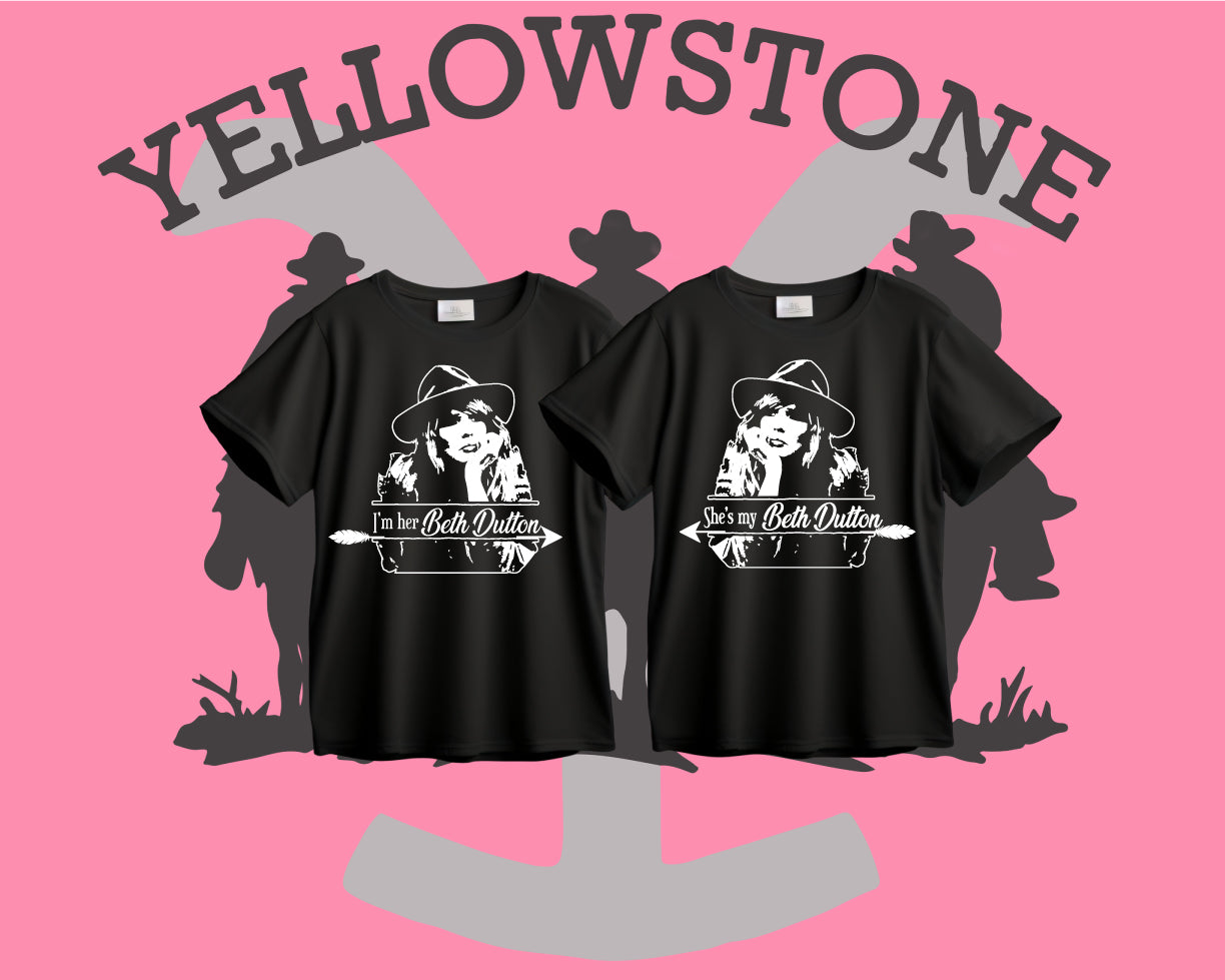 Beth Dutton BFF T-Shirts Horsin Around Designs