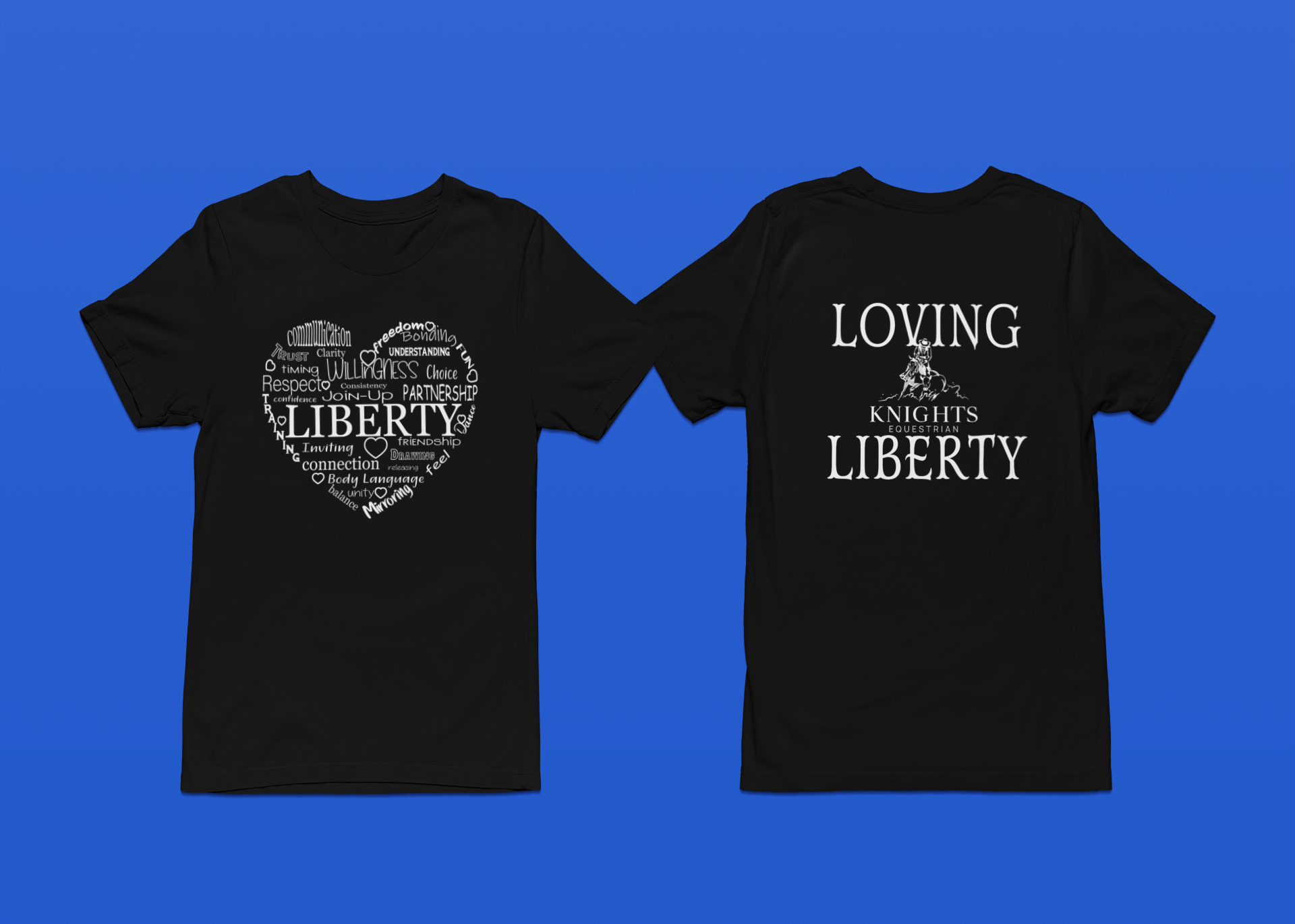 Knights Equestrian Liberty Shirt - Long Sleeve T-Shirt Knights Equestrian