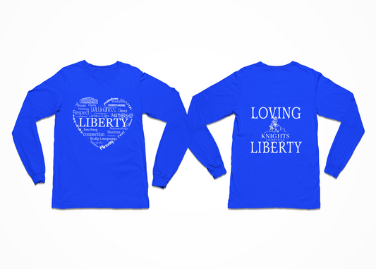 Knights Equestrian Liberty T-Shirt Long Sleeve Knights Equestrian